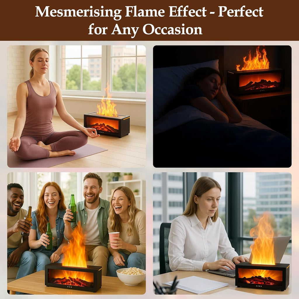 Humidificateur d'air de cheminée créatif