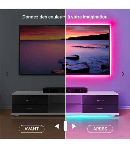 Bande lumineuse LED multicolore