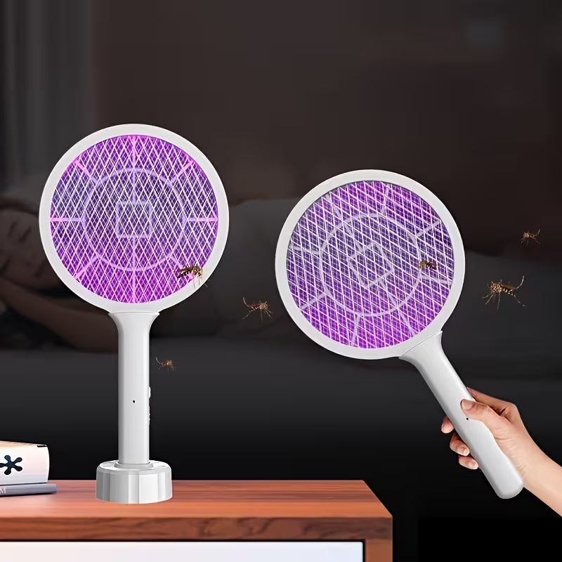 Raquette &amp; Lampe Anti-Moustiques 2-en-1